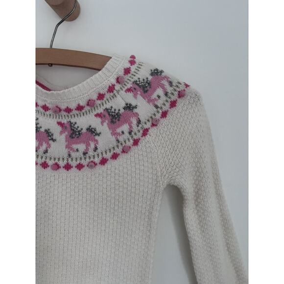 7-8Y Isaac Mizrahi Unicorn Sweater Dress - Picture 3 of 8